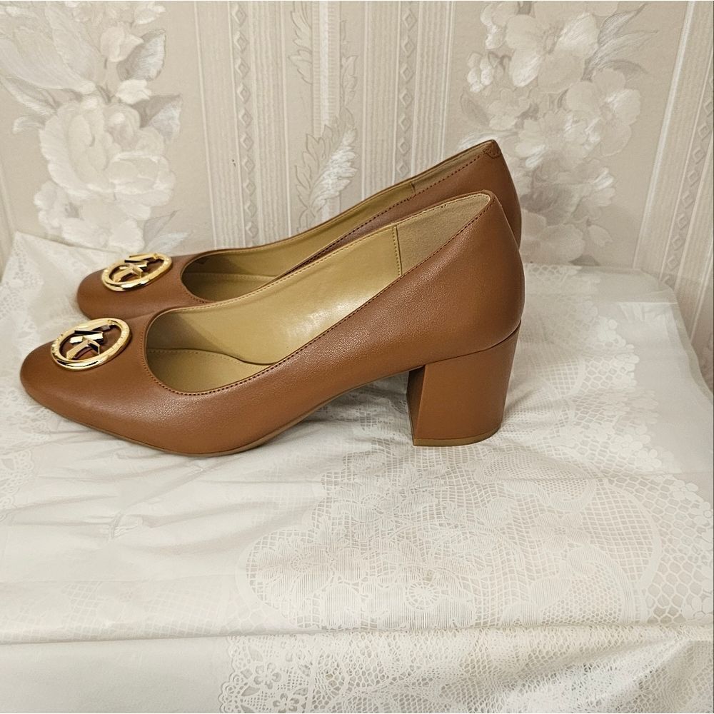 Michael Kors Logo Block Heels New